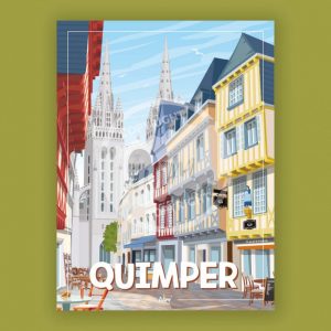 Affiche – Wim – Quimper – 30x40cm
