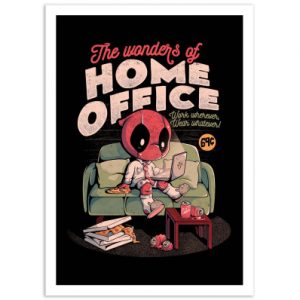 Affiche – EduEly – The wonders of home office – 30x40cm