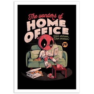 Affiche – EduEly – The wonders of home office – 30x40cm