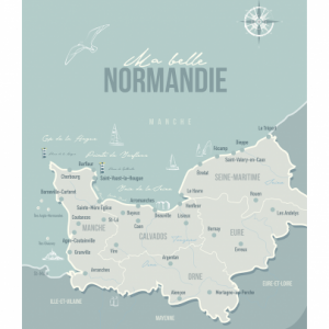 Affiche – Pauline Launay – Ma Belle Normandie – 30x40cm