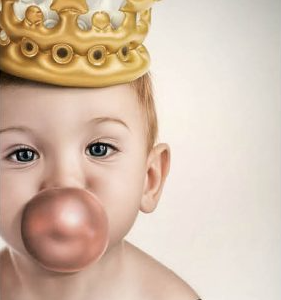 Impression Alu Dibond – A.Granger – Baby King – 20x28cm