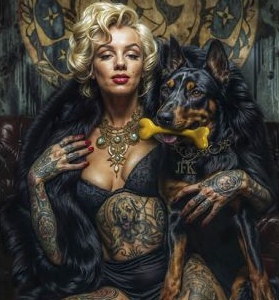 Impression Alu Dibond – A.Granger – Dog Sitter – 20x28cm