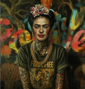 Impression Alu Dibond – A.Granger – Frida Free – 20x28cm