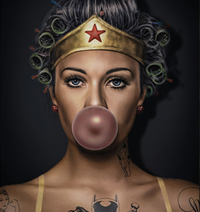 Impression Alu Dibond – A.Granger – Girl Power – 20x28cm