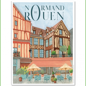 Affiche – Mélanie Voituriez – Place Barthélémy – 30x40cm