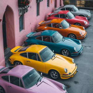 Affiche – Porsches 911 Vintage – 30x40cm ou 50x70cm
