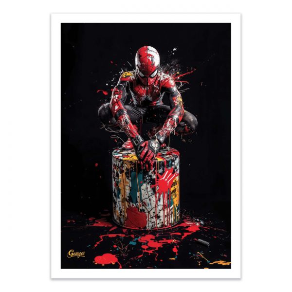 Affiche – Georges – Spiderman – 30x40cm