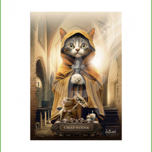 Impression Alu Dibond – Sylvain binet – Chat-noine – 20x28cm