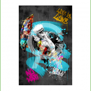 Impression Alu Dibond – Romaric – Les amoureux – 20x28cm