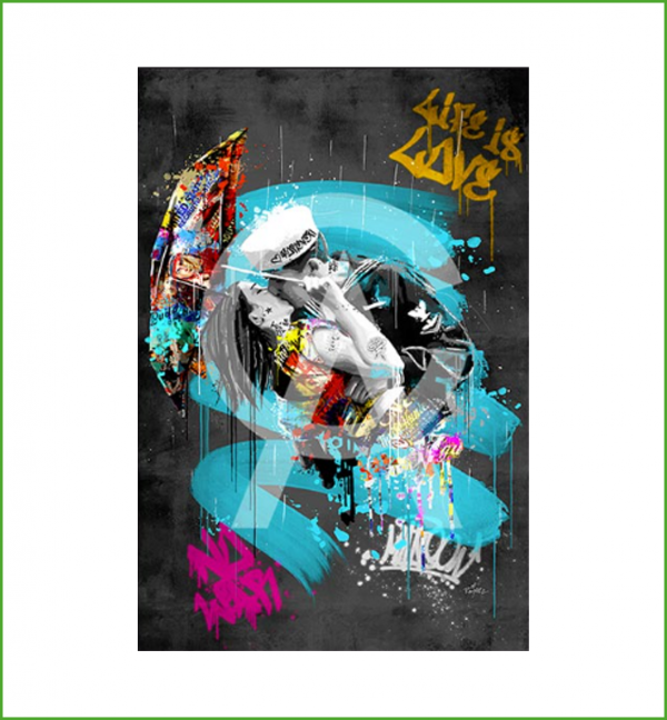 Impression Alu Dibond – Romaric – Les amoureux – 20x28cm