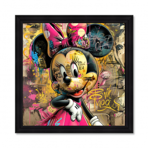 Image encadrée – Kalyssa – Minnie – 40x40cm