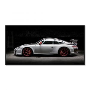 Impression sur verre – Porsche panoramique – 50x100cm