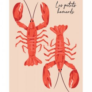 Affiche – Vue sur le port – Les petits Homards – 30x40cm