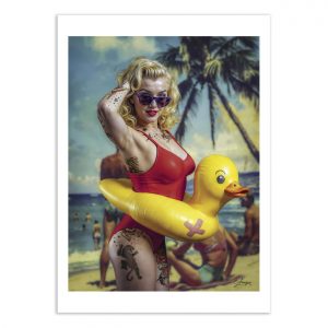 Affiche – Alexandre Granger – California Girl – 30x40cm
