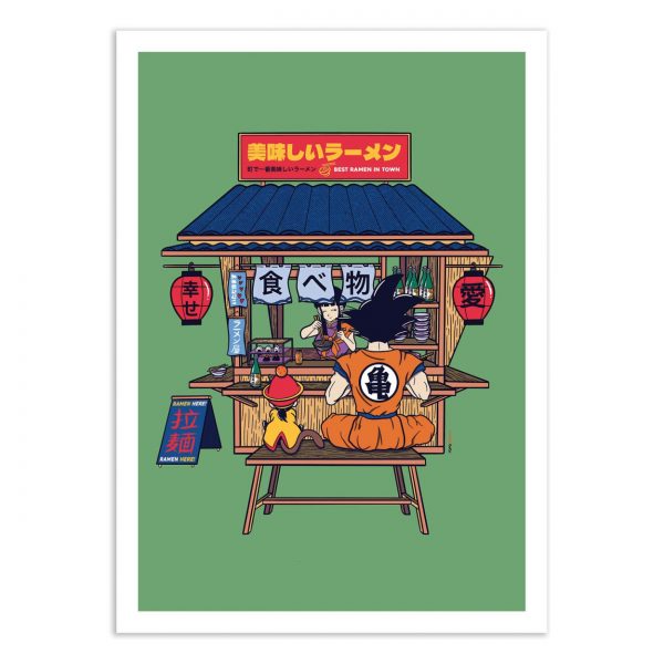Affiche – Rafa Gomes – House of Ramen Goku – 30x40cm