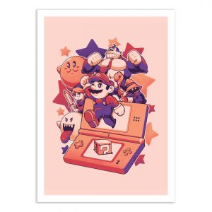 Affiche – EduEly – Lets Play Mario – 30x40cm