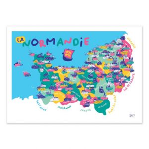 Affiche – Sté! – Normandie – 30x40cm ou 50x70cm