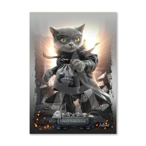 Impression Alu Dibond – Sylvain Binet – Chat-pardeur – 20x28cm