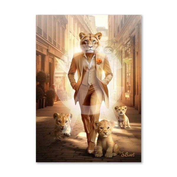 Impression Alu Dibond – Sylvain Binet – Lionne Paris – 20x28cm