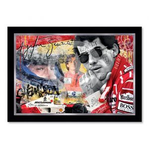 Image encadrée – Romaric – Ayrton Senna – 40x60cm