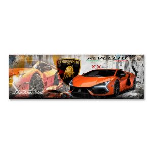 Impression Alu Dibond – Rubix – Revuelto orange – 15x45cm
