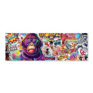 Impression Alu Dibond – Rubix – Wall art Monkey – 15x45cm