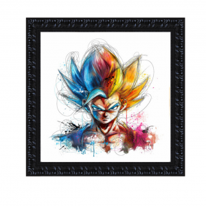 Image encadrée – Patrice Murciano – Hommage DBZ – 30x30cm