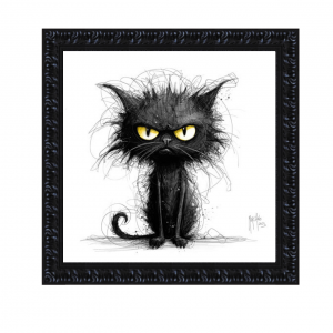 Image encadrée – Patrice Murciano – Le Chat – 30x30cm