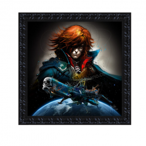 Image encadrée – Patrice Murciano – Corsaire de l’espace – 30x30cm