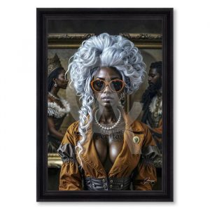 Image encadrée – Alexandre Granger – Black Queen – 60x90cm