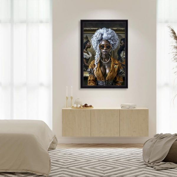 Image encadrée – Alexandre Granger – Black Queen – 60x90cm