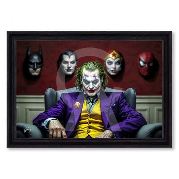 Image encadrée – Alexandre Granger – The Masks – 40x60cm