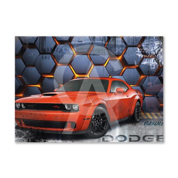 Impression Alu Dibond – Rubix – Dodge Chal 2024 – 20x28cm
