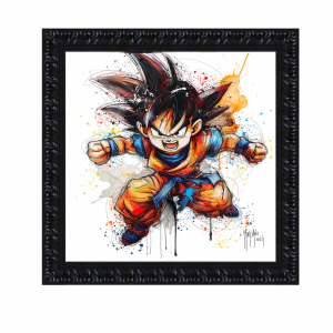Image encadrée – Patrice Murciano – Young Goku – 30x30cm