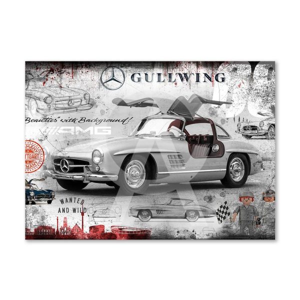 Impression Alu Dibond – Rubix – 300SL Black and White – 20x28cm