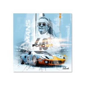 Impression Alu Dibond – Sylvain Binet – GT 40 – 20x20cm