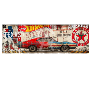 Impression Alu Dibond – Rubix – USA Tex Art – 15x45cm