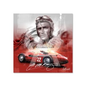 Impression Alu Dibond – Sylvin Binet – Maserati 250F – 20x20cm
