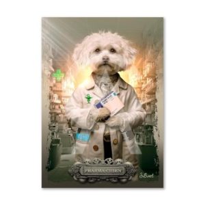 Impression Alu Dibond – Sylvain Binet – Pharma-chien – 20x28cm