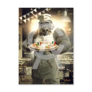 Impression Alu Dibond – Sylvain Binet – King Pizza – 20x28cm