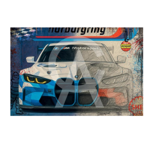 Impression Alu Dibond – Rubix – BMW M4 Design – 20x28cm
