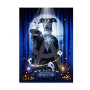 Impression Alu Dibond – Sylvain Binet – Magi-chien – 20x28cm