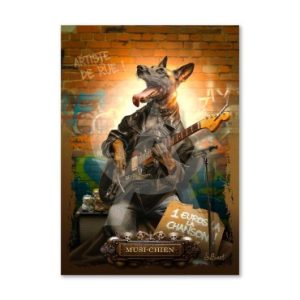 Impression Alu Dibond – Sylvain Binet – Musi-chien – 20x28cm